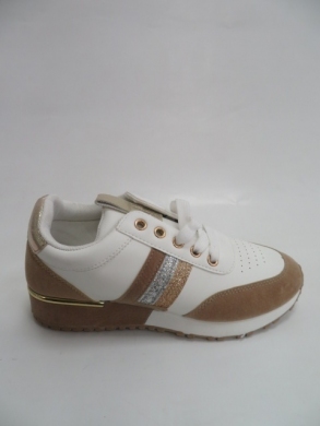 Buty sportowe damskie na płaskim (36-41) R-51 WHITE