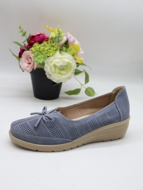 Półbuty damskie na koturnie (36-42) C962 BLUE