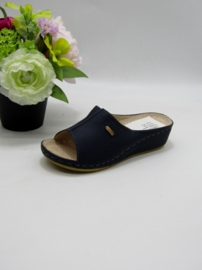 Klapki damskie na koturnie (36-41) 7AA221 NAVY