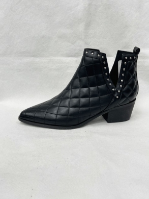Botki damskie na obcasie (36-41) B-430 BLACK