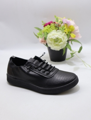 Buty sportowe damskie na płaskim (36-41) 81216-1 BLACK