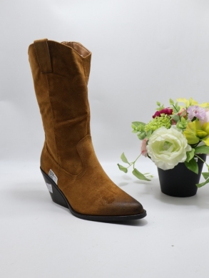 Kozaki damskie na obcasie (36-41) A695 CAMEL