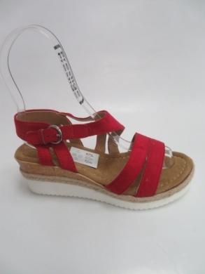 Sandały damskie na koturnie (36-41) 8674 RED