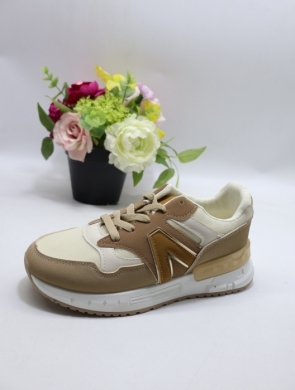 Buty sportowe damskie na płaskim (36-41) 88-179 KHAKI
