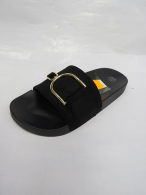Klapki damskie na płaskim (36-41) LE-559 BLACK
