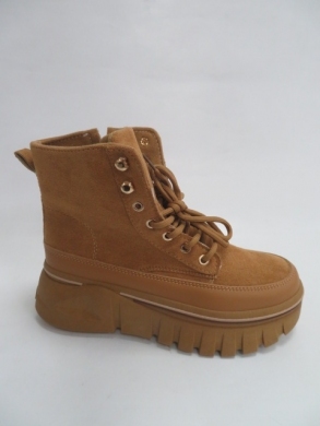Botki damskie jesienne na koturnie (36-41) HL2110 KHAKI