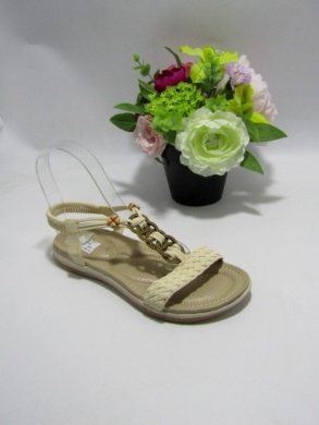 Sandały damskie na płaskim (36-41) FY7013 BEIGE