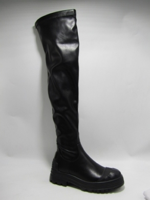 Kozaki damskie na płaskim (36-41) 2112-1 BLACK