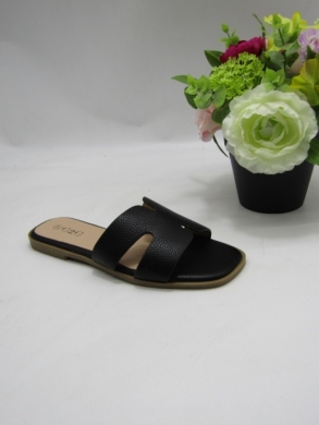Klapki damskie na płaskim (36-41) XMTBL-06 BLACK