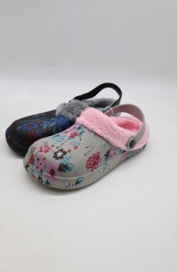 Kroksy damskie ocieplane (37-42) W5113 MIX