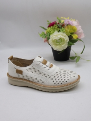 Półbuty damskie na płaskim (36-41) 6772 WHITE