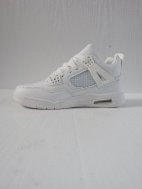 Buty sportowe damskie na płaskim (36-41) D660-K ALL WHITE