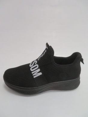Buty sportowe damskie na płaskim (36-41) YHD-15 BLACK