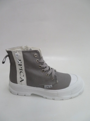 Trampki damskie na płaskim (36-41) X-2106 GREY