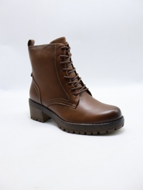 Botki damskie ocieplane na obcasie (36-41) YCC-50 CAMEL