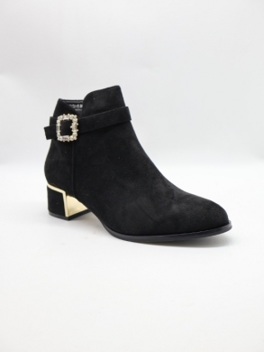 Botki damskie ocieplane na obcasie (36-41) K6501-1