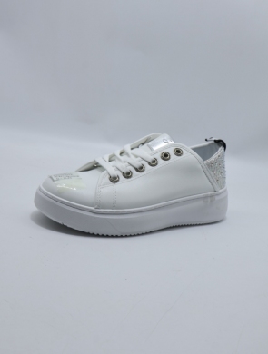 Buty sportowe damskie na płaskim (36-41) HSD-9482-11 WH/SILVER