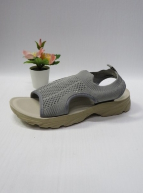 Sandały damskie na koturnie (39-43) DX8127 GREY
