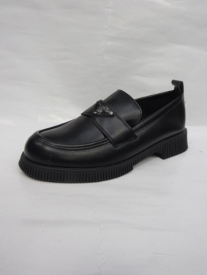 Mokasyny damskie na płaskim (36-41) 3205 BLACK