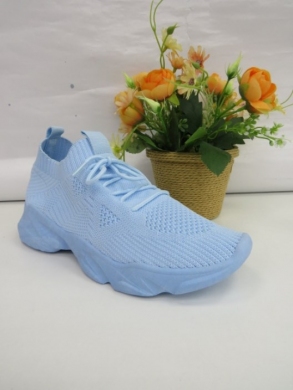 Buty sportowe damskie na płaskim (36-41) 21-Q28 BLUE