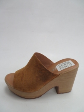 Klapki damskie na obcasie (36-41) EX-13 CAMEL