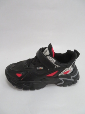Sportowe Chłopięce (32-37) L227 BLACK/RED