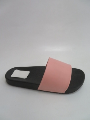 Klapki damskie na płaskim (36-41) LS-37 BLACK/PINK