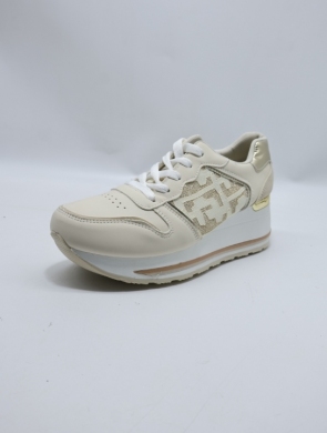 Buty sportowe damskie na płaskim (36-41) HL22313 BEIGE