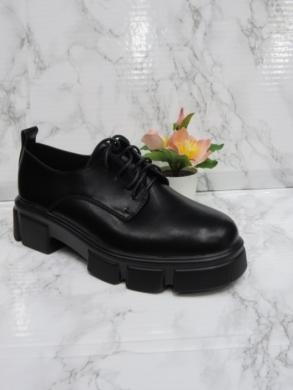 Półbuty damskie na koturnie (36-41) 3311 BLACK