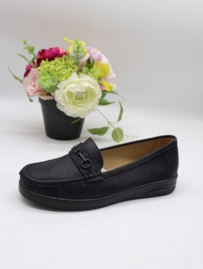 Mokasyny damskie na płaskim (36-41) 5063 BLACK