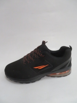 Buty sportowe męskie (41-46) 2160 BLACK/ORANGE