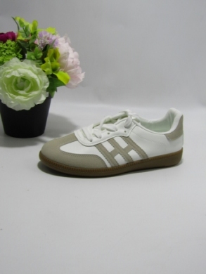 Buty sportowe damskie na płaskim (36-41) FZL-3 WH/BEIGE