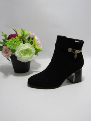 Botki damskie na obcasie (36-41) R627 BLACK