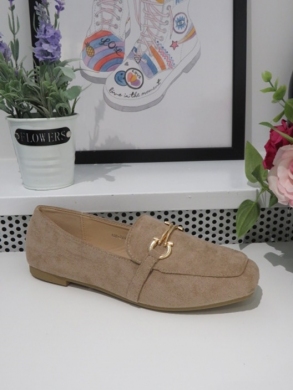 Mokasyny damskie na płaskim (36-41) 100-249 KHAKI