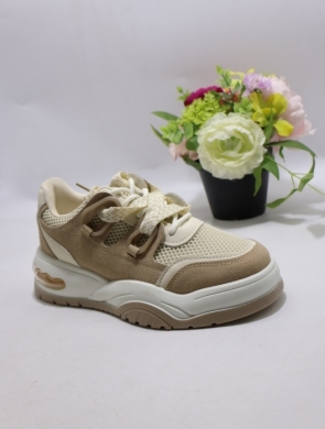 Buty sportowe damskie na płaskim (36-41) SP508 KHAKI