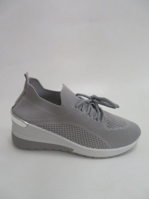 Sportowe Damskie na koturnie (36-41) BO908 GREY