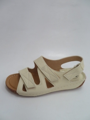 Sandały damskie na koturnie (36-41) 13083 BEIGE