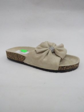 Klapki damskie na płaskim (36-41) TL8-111 BEIGE