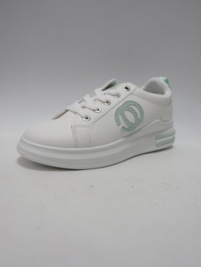 Buty sportowe damskie na płaskim (36-41) EV-48 GREEN