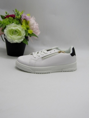 Buty sportowe damskie na płaskim (36-41) TC911 WHITE