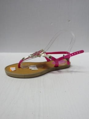 Sandały damskie na płaskim (36-41) B-55E FUXIA