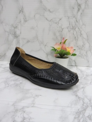 Mokasyny damskie na płaskim (37-42) F02 BLACK