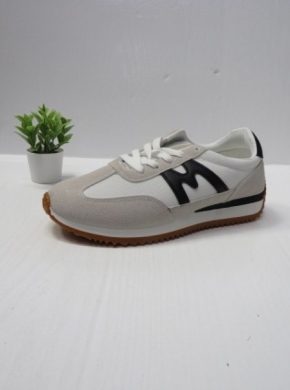 Buty sportowe damskie na płaskim (36-41) K2206 WHITE
