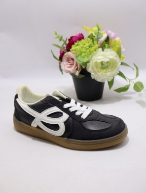 Buty sportowe damskie na płaskim (36-41) XBC25610 BLACK