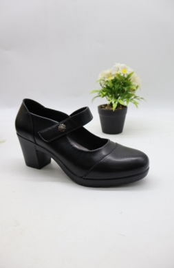 Czółenki damskie na obcasie (36-41) HL61715-1 BLACK