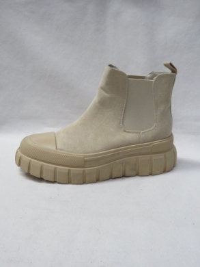 Botki damskie na płaskim (36-41) 8723 BEIGE