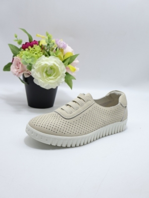 Buty sportowe damskie na płaskim (36-41) YEHJ-309 BEIGE/SKORA
