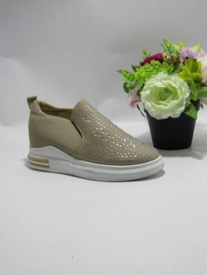 Buty sportowe damskie na koturnie (36-41) LL1929 KHAKI