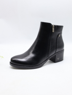 Botki damskie ocieplane na obcasie (36-41) YCC-79 BLACK