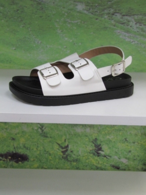 Sandały damskie na płaskim (36-41) 5054 WHITE